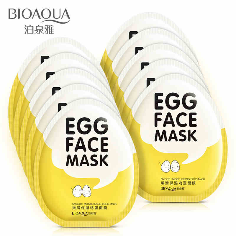Egg Facial Masks Oil Control Brighten Wrapped Mask - yurionline