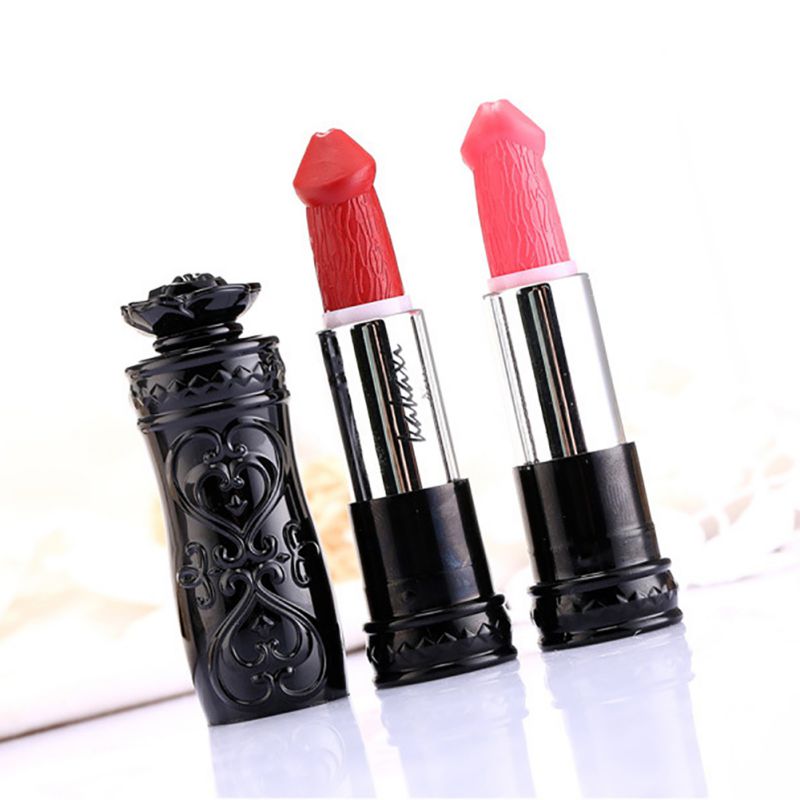 8 Colors Penis Shape Mushroom Long Lasting Moisture Lipstick - yurionline