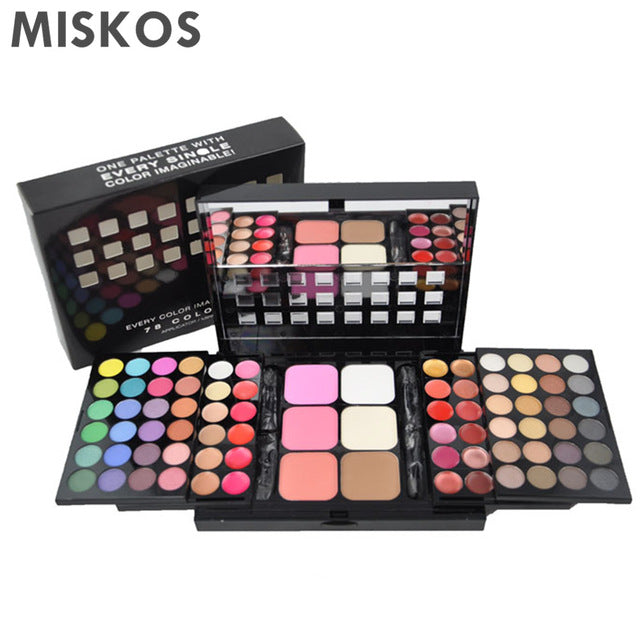 Eyeshadow Foundation face Palette Set- 48 Eyeshadow - yurionline