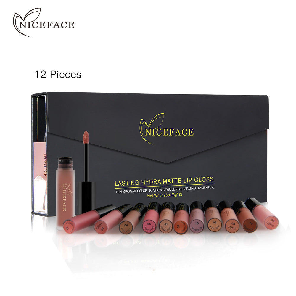 Long-Lasting 12 Colors Gloss Waterproof Lip stick - yurionline