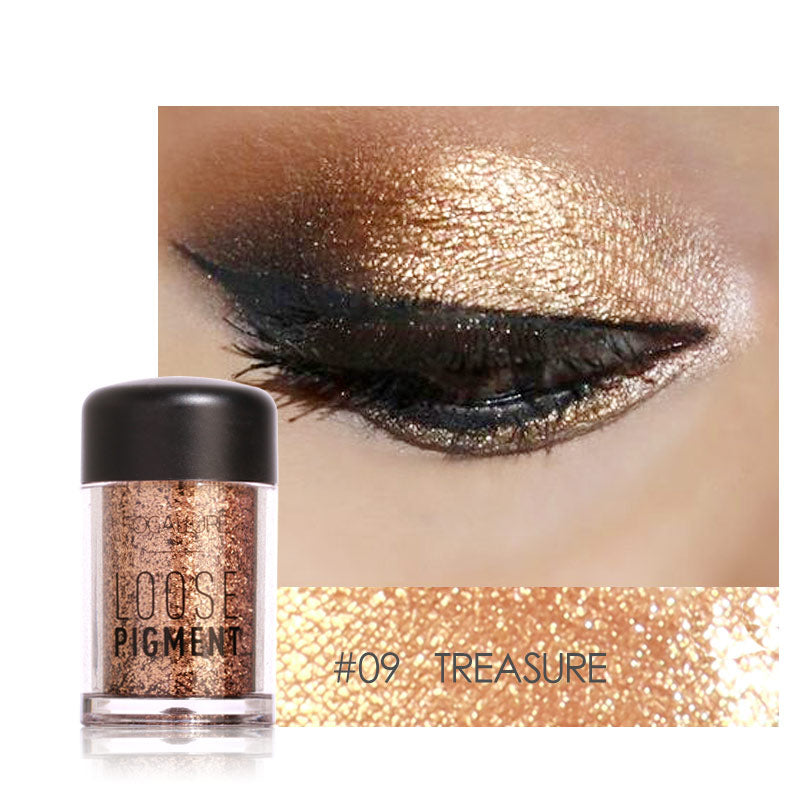 Focallure-Glitter Eyeshadow Powder Waterproof Loose Shimmer - yurionline