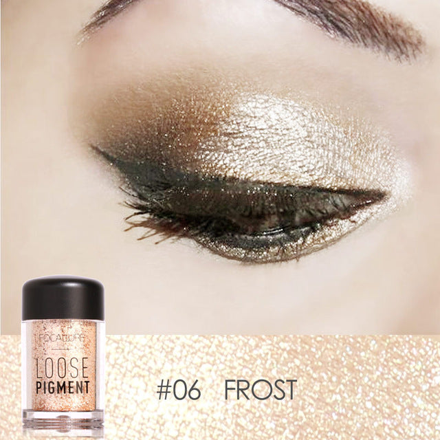 Focallure-Glitter Eyeshadow Powder Waterproof Loose Shimmer - yurionline