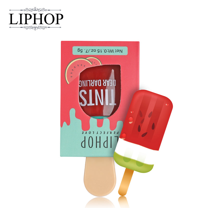 LIPHOP ICE CREAM Long-Lasting Lip Tint 5 Colors Liquid Lipstick Batom Rouge A Levres Labial Matte Lip Gloss Sexy Tattoo Cosmetic - yurionline
