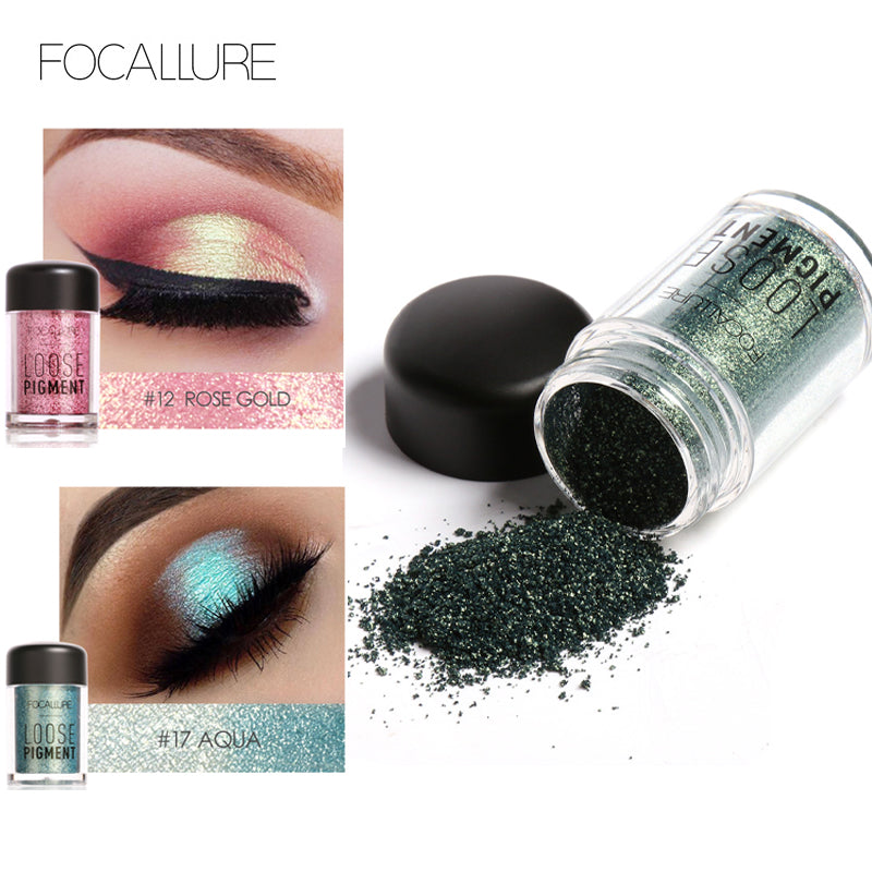 Focallure-New  Metallic Eyes Shadow Color Cosmetics - yurionline