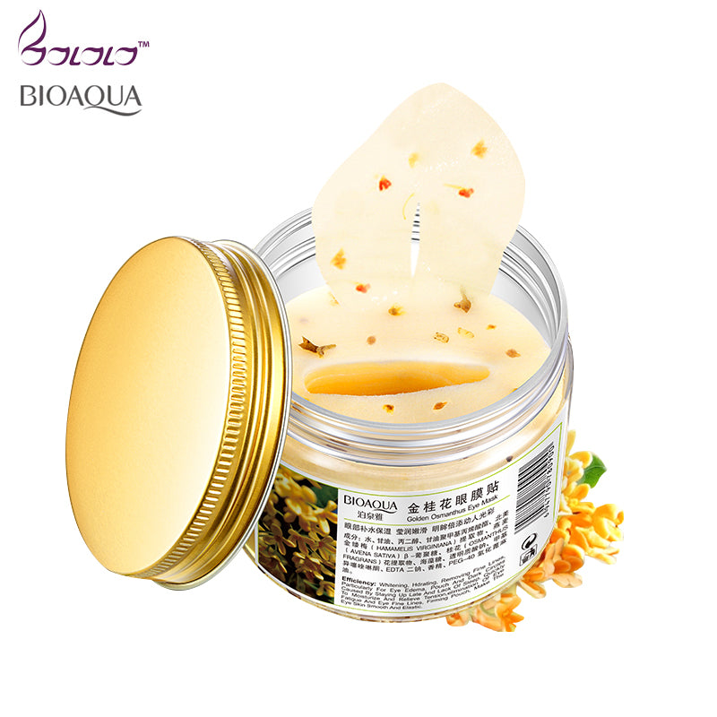 Gold Osmanthus eye mask women Collagen gel - yurionline