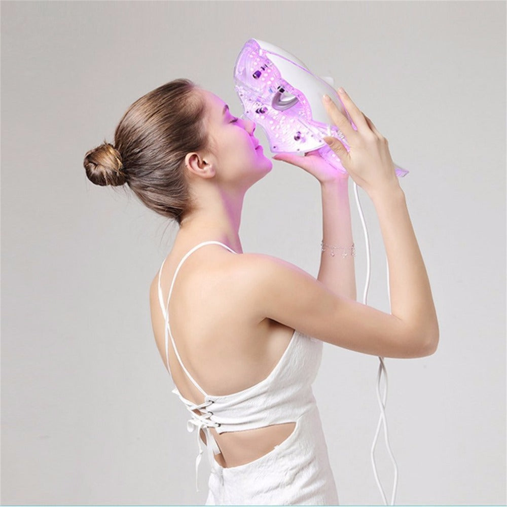Light Microcurrent Facial Mask Therapy Skin Rejuvenation - yurionline