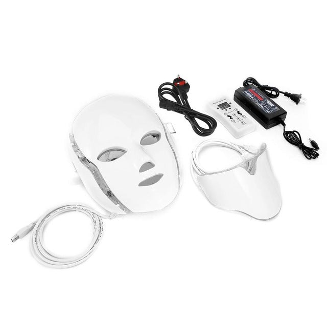 Light Microcurrent Facial Mask Therapy Skin Rejuvenation - yurionline